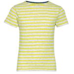 Футболка детская Miles Kids серый с желтым