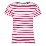 Футболка детская Miles Kids белая с красным