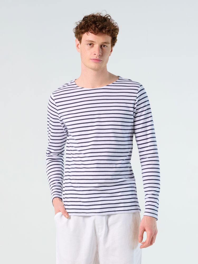 Футболка мужская Marine Men, белая с темно-синим — изображение 4