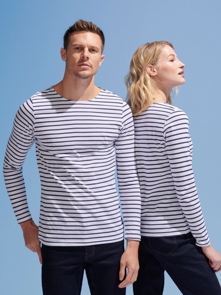 Футболка мужская Marine Men, белая с темно-синим — изображение 5