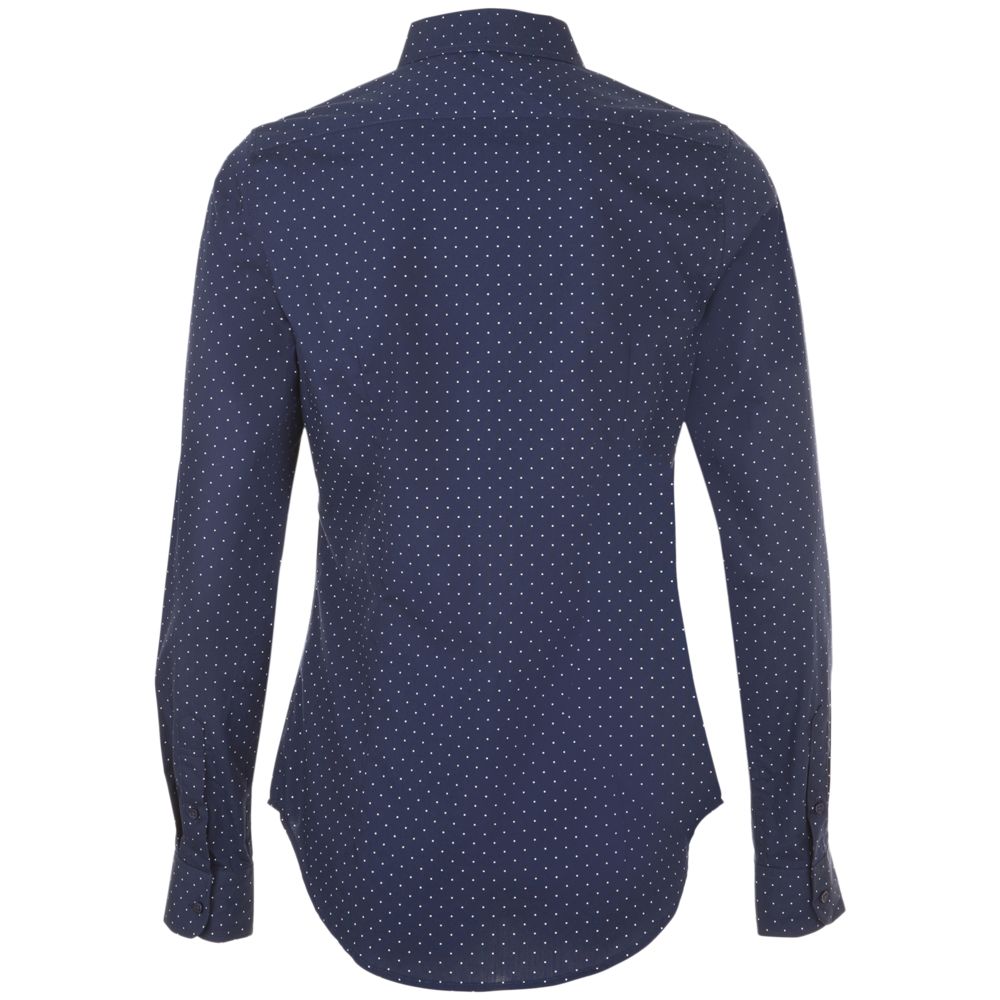 Рубашка женская Becker Women, темно-синяя с белым — изображение 2