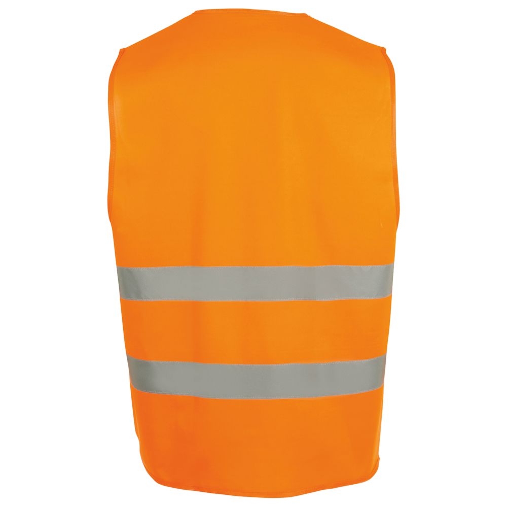 Жилет светоотражающий Secure Pro, оранжевый неон — изображение 2