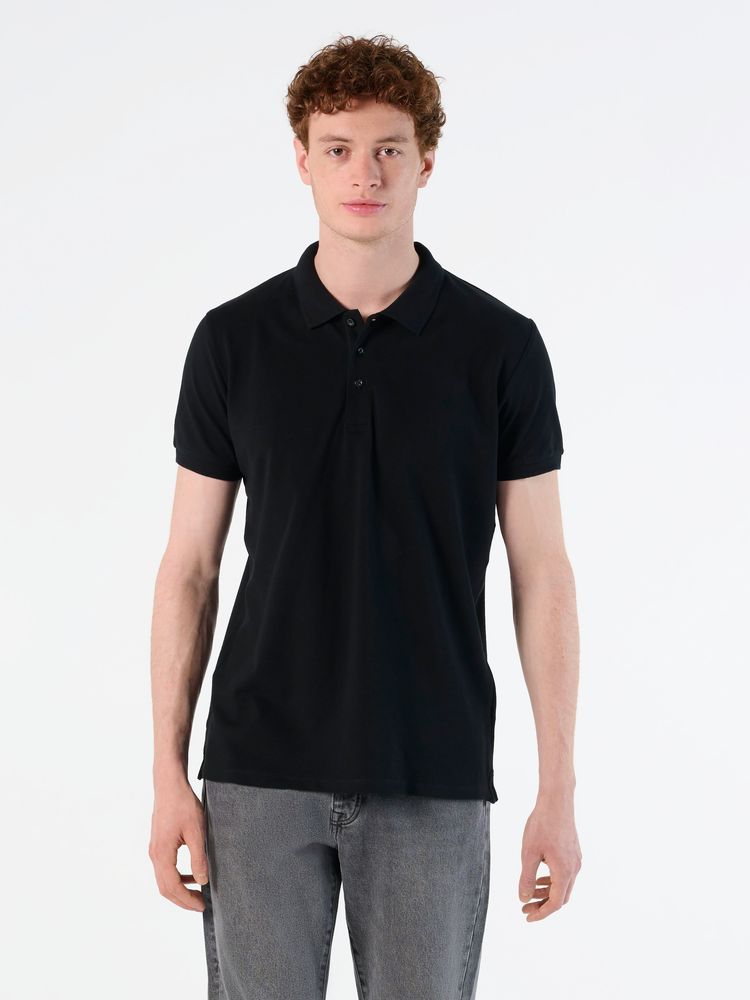 Рубашка поло мужская Phoenix Men, темно-серый меланж — изображение 4