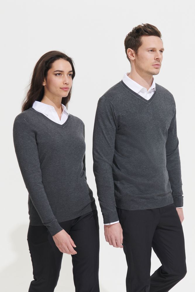 Пуловер женский Glory Women, черный меланж — изображение 5