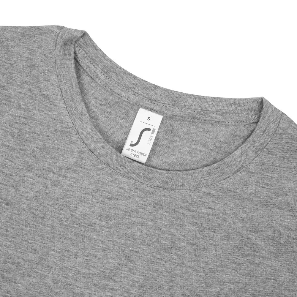 Футболка женская Regent Women, серый меланж — изображение 3