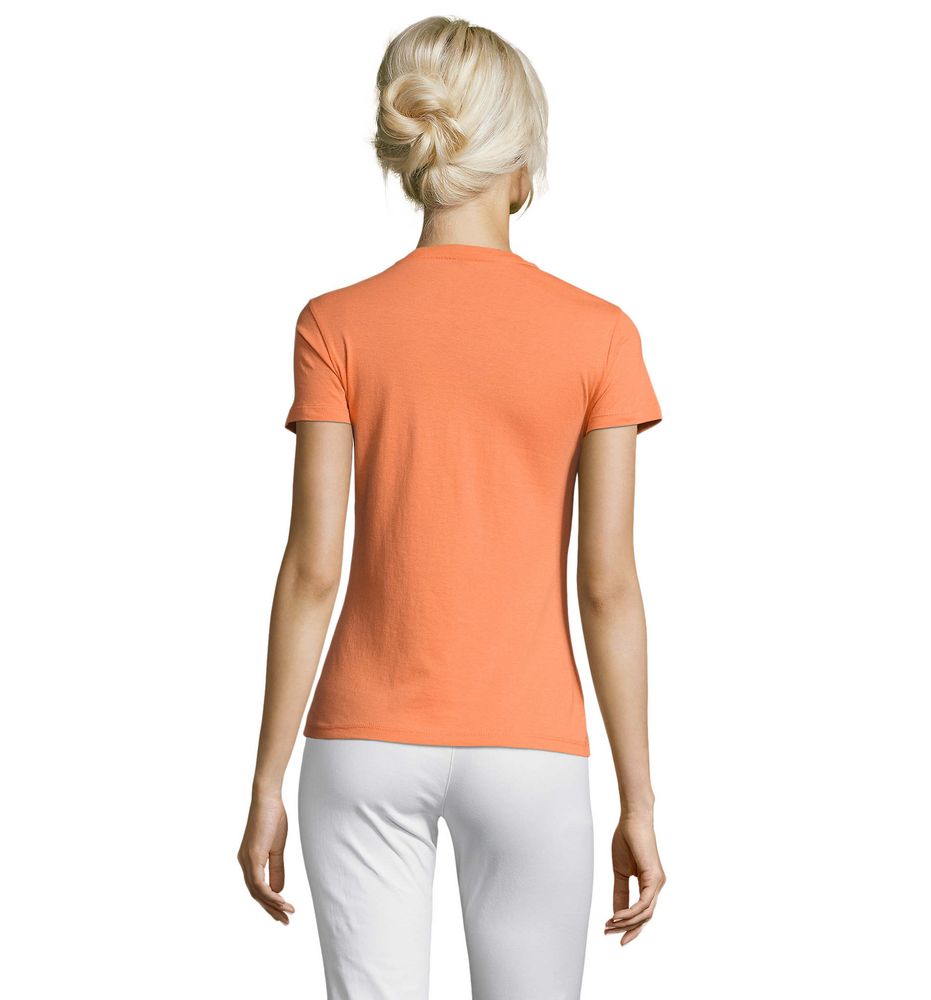 Футболка женская Regent Women, оранжевая (абрикосовая) — изображение 6