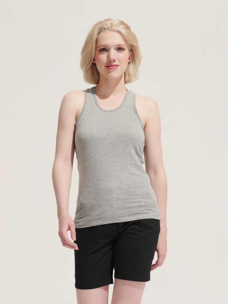 Майка женская Justin Women, черная — изображение 4