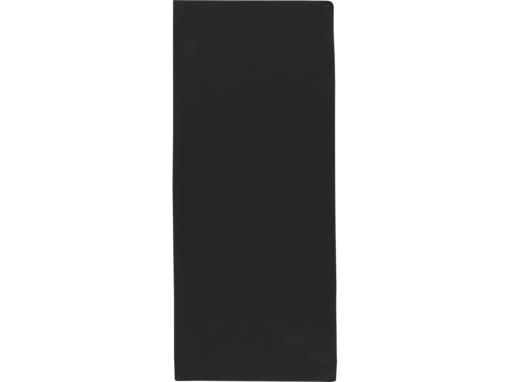 Lucas спортивное полотенце из переработанного полиэстера 30х80 см - сплошной черный — изображение 3