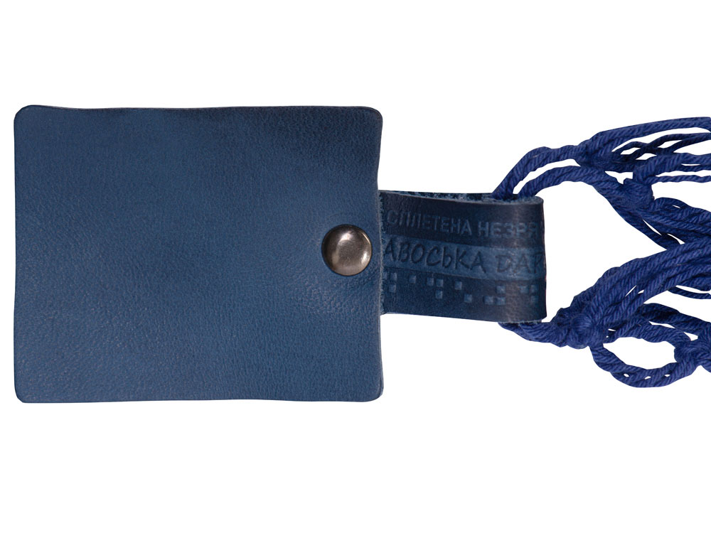 Авоська Dream L наплечная 25 литров с кожаными ручками, синий (12) — изображение 5