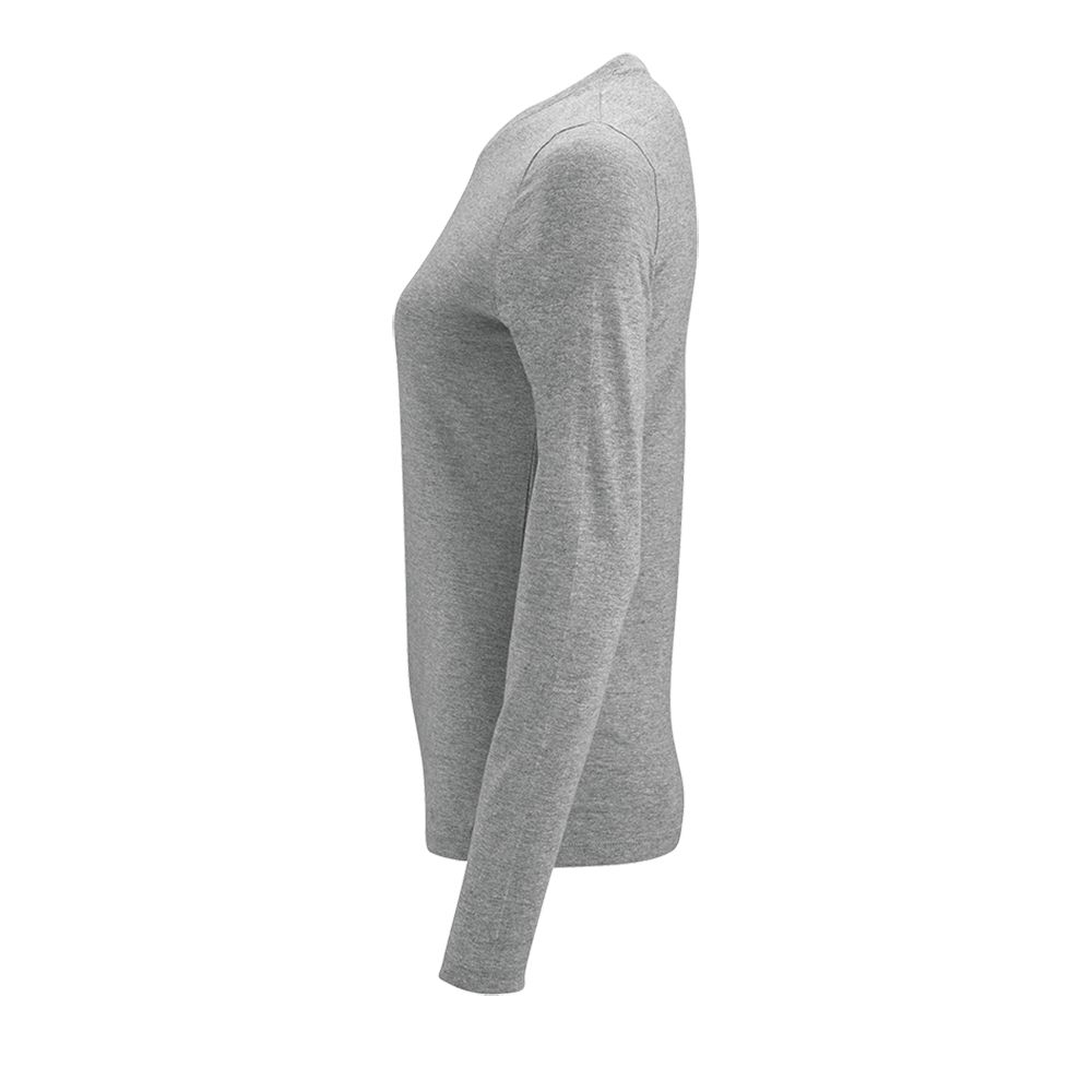 Футболка с длинным рукавом Imperial LSL Women, серый меланж — изображение 3