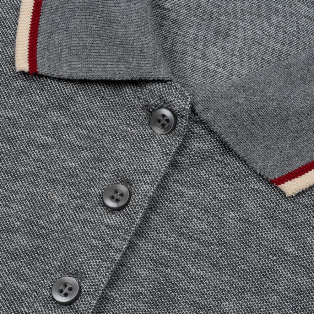 Рубашка поло женская Paname Women, черный меланж — изображение 3