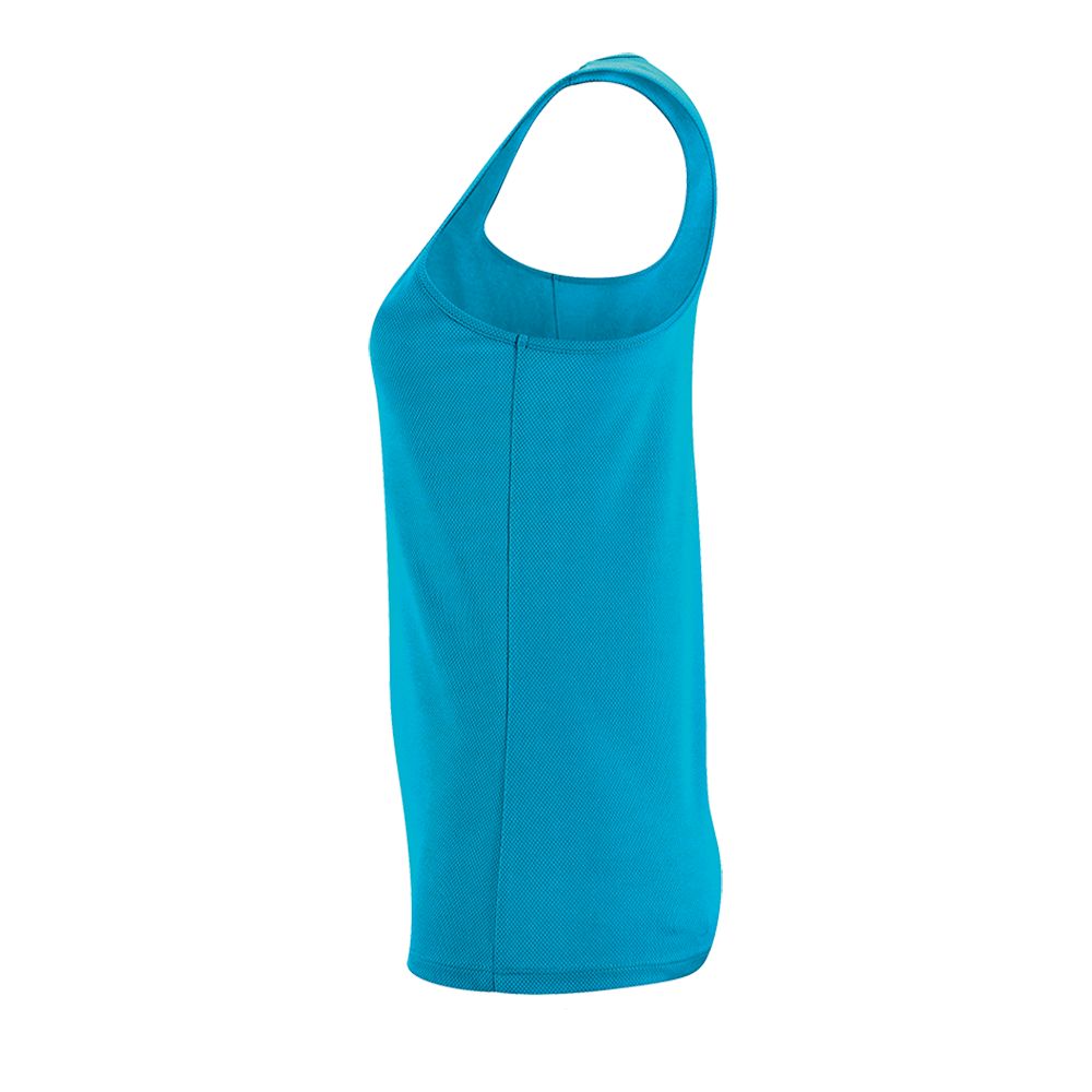 Майка женская Sporty TT Women, ярко-бирюзовая — изображение 3