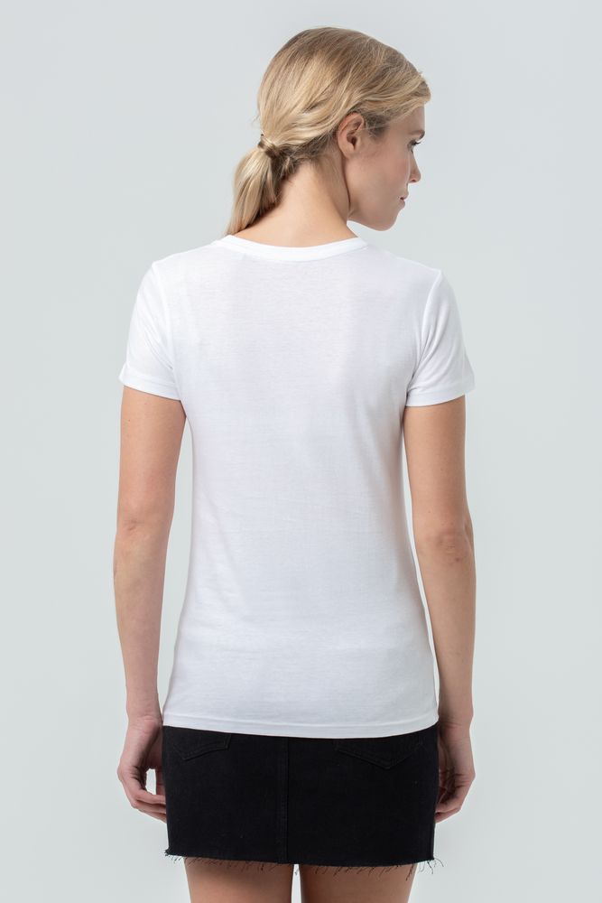 Футболка женская Regent Fit Women, белая — изображение 5