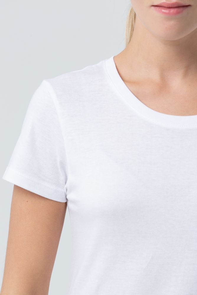 Футболка женская Regent Fit Women, белая — изображение 6