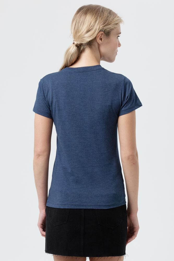 Футболка женская Regent Fit Women, синий меланж — изображение 5