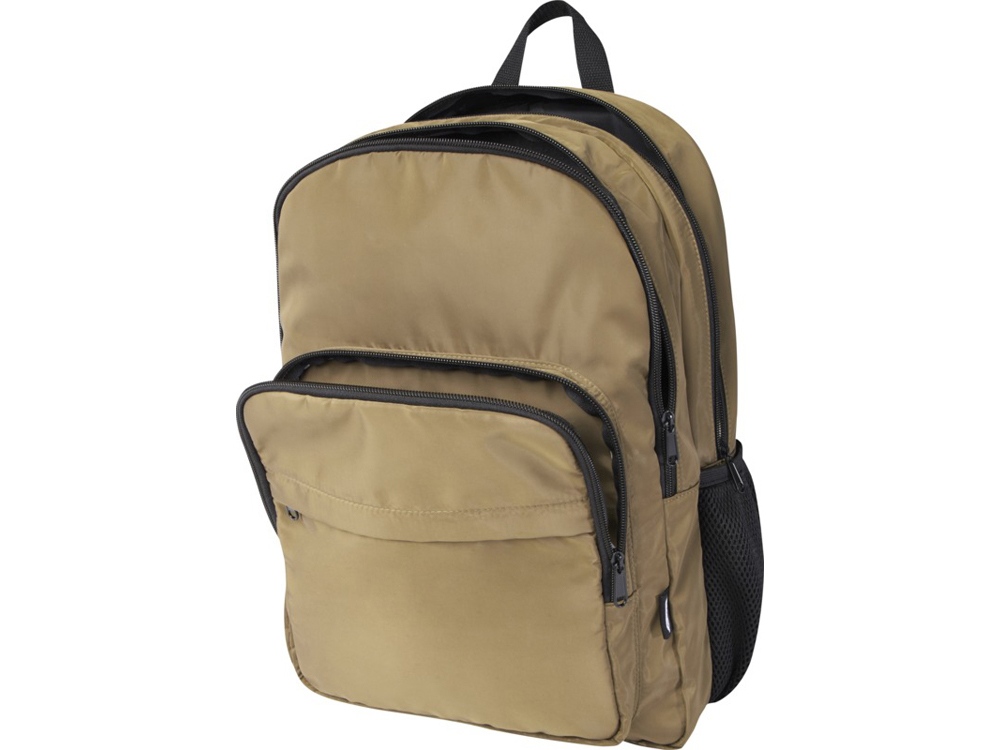 Рюкзак для ноутбука Trend Plus 15GRS из переработанного материала объемом 20 литров, зеленый лесной — изображение 5