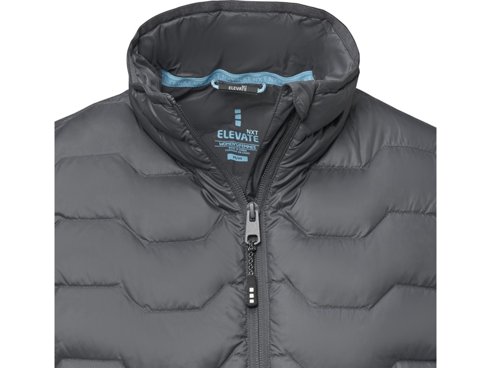 Женская утепленная телогрейка Epidote из материалов, переработанных по стандарту GRS - Storm grey — изображение 4