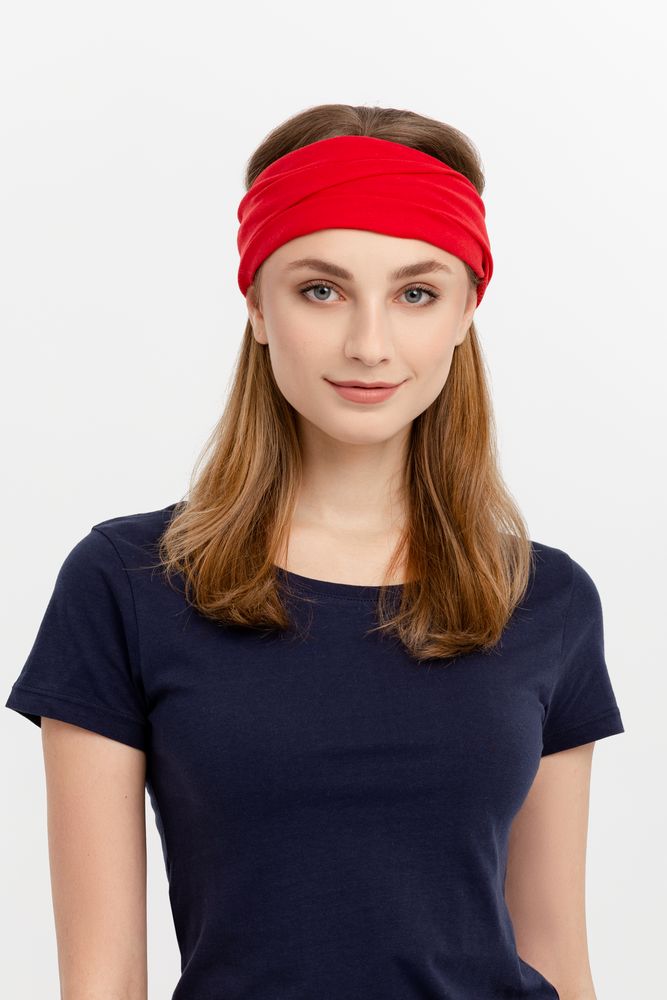 Многофункциональная бандана Bolt, красная — изображение 8