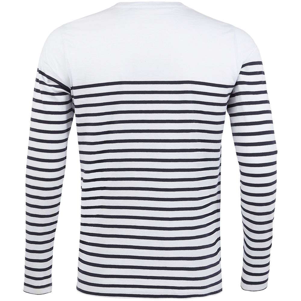 Футболка мужская с длинным рукавом Matelot LSL Men, белая с синим — изображение 2