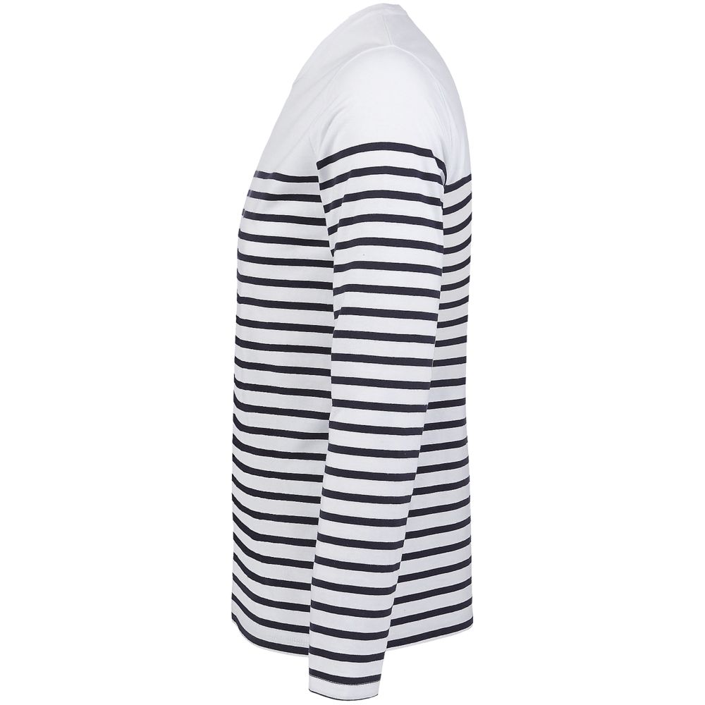 Футболка мужская с длинным рукавом Matelot LSL Men, белая с синим — изображение 3