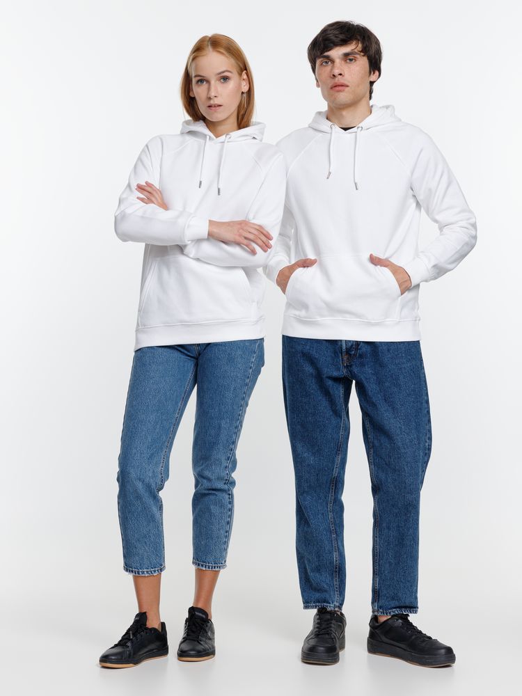 Толстовка унисекс Stellar, белая — изображение 16