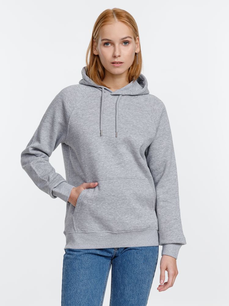 Толстовка унисекс Stellar, серый меланж — изображение 12