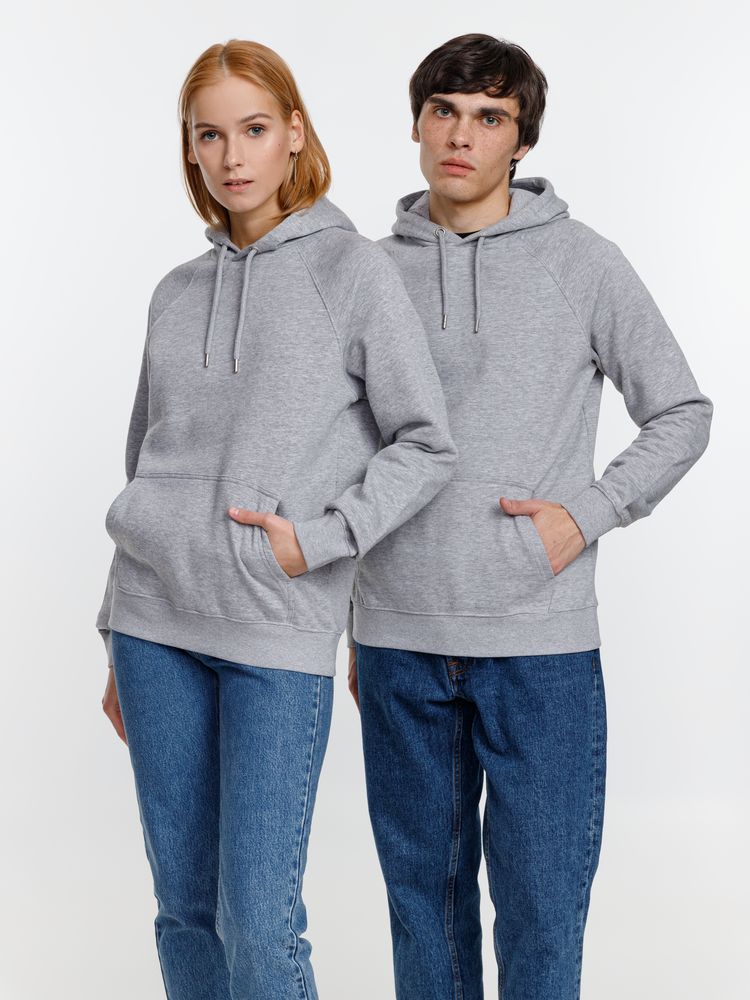 Толстовка унисекс Stellar, серый меланж — изображение 16