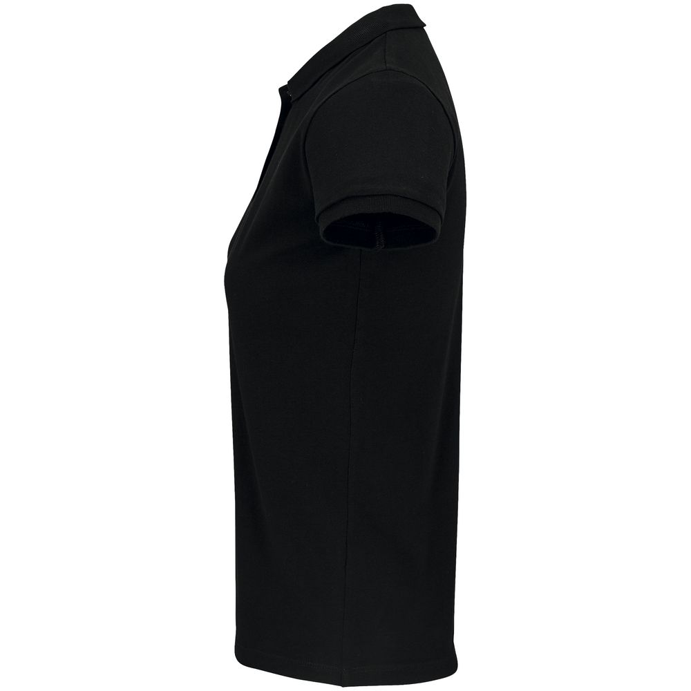 Рубашка поло женская Planet Women, черная — изображение 3