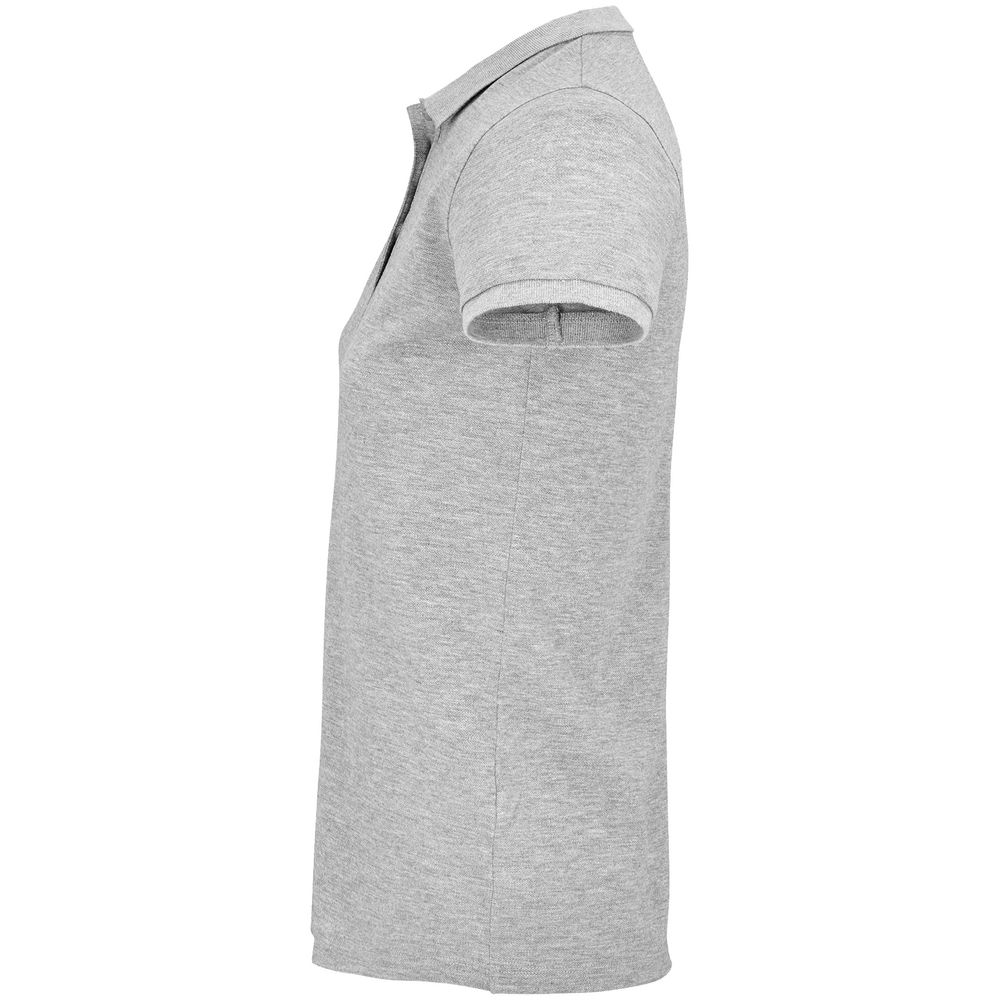 Рубашка поло женская Planet Women, серый меланж — изображение 3