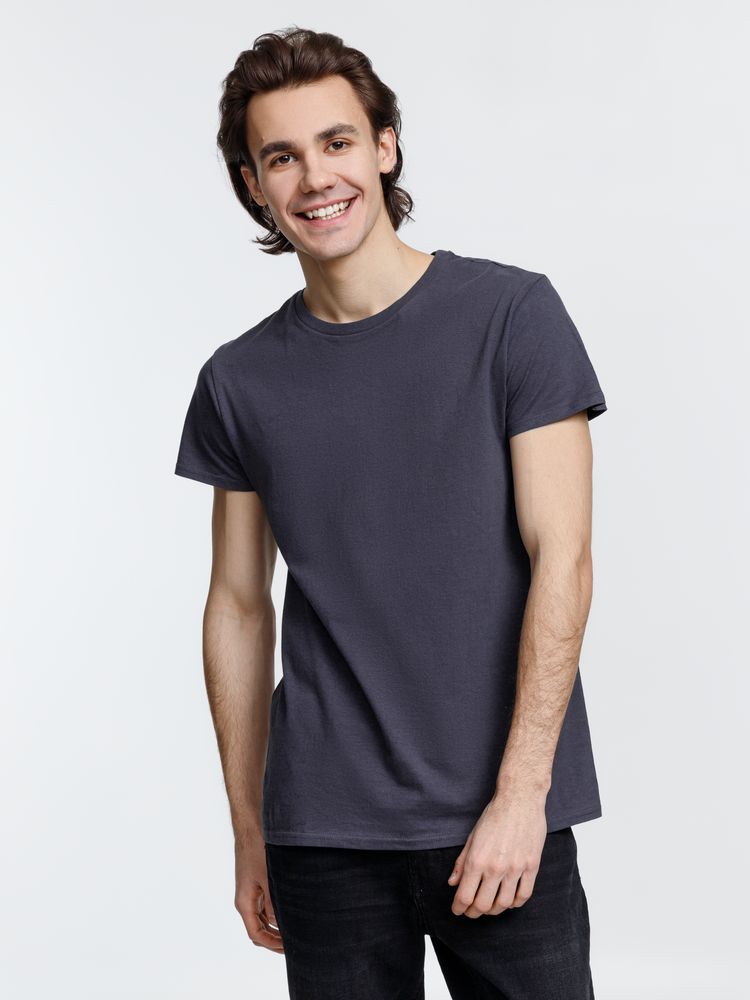 Футболка мужская Crusader Men, темно-серая (графит) — изображение 5