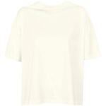 Футболка оверсайз женская Boxy Women, молочно-белая