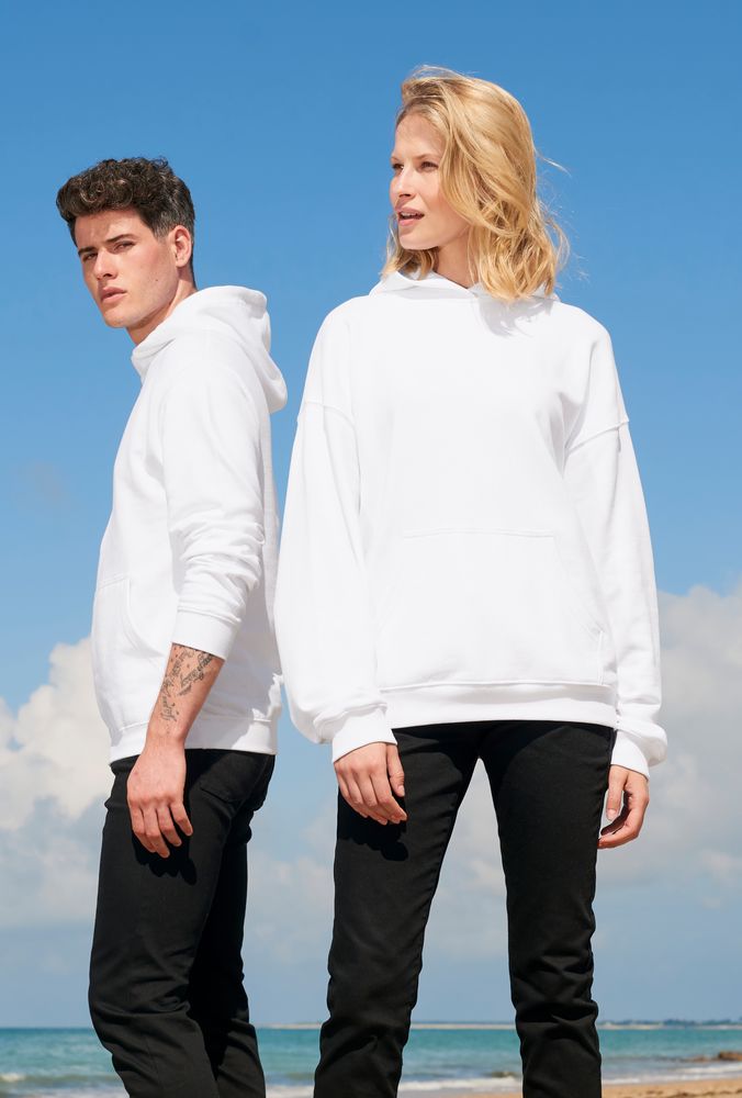 Худи унисекс Connor, белое — изображение 4