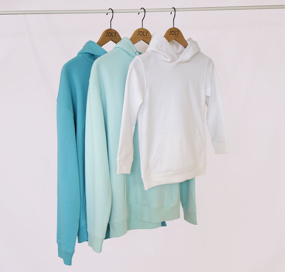 Худи унисекс Condor, зелено-голубое — изображение 4