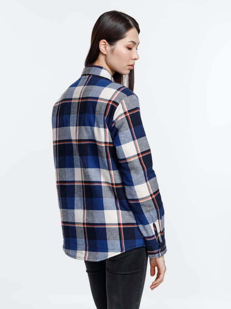 Куртка-рубашка оверсайз унисекс Noah, синяя — изображение 11