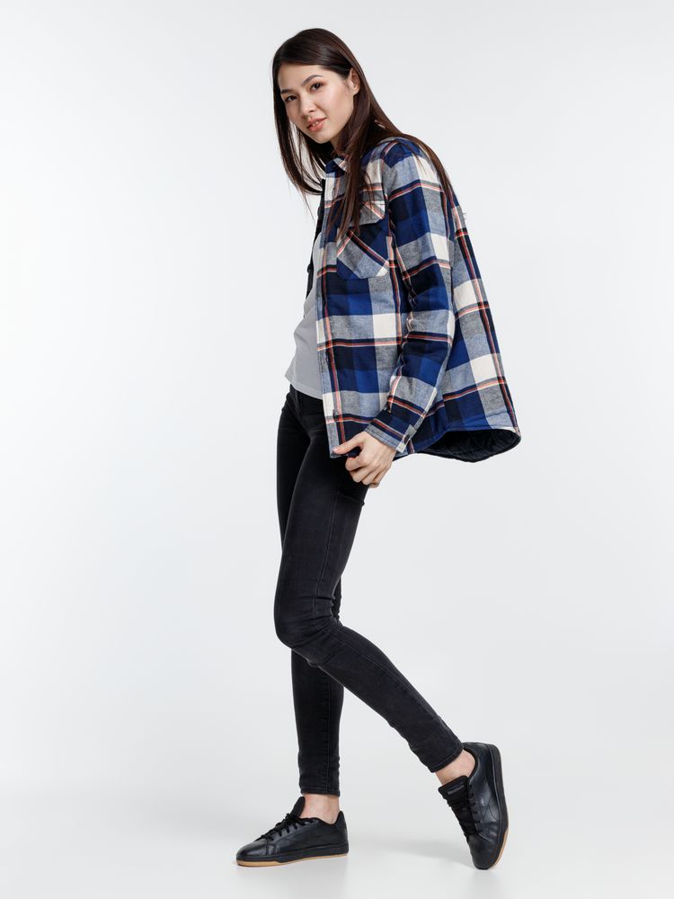 Куртка-рубашка оверсайз унисекс Noah, синяя — изображение 13