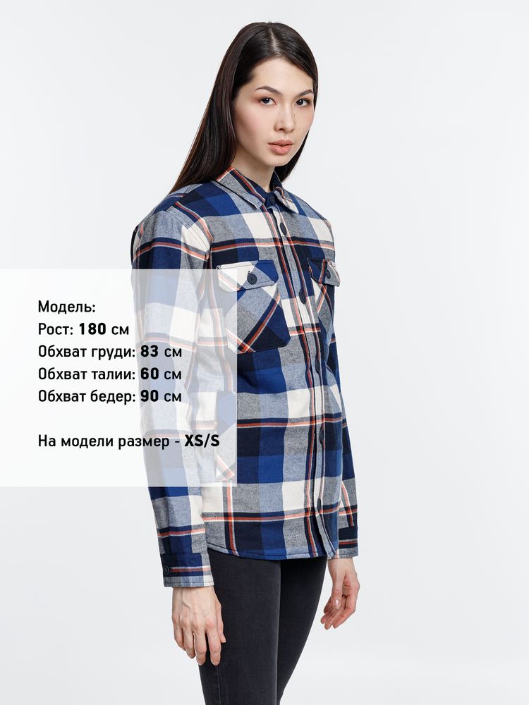 Куртка-рубашка оверсайз унисекс Noah, синяя — изображение 9
