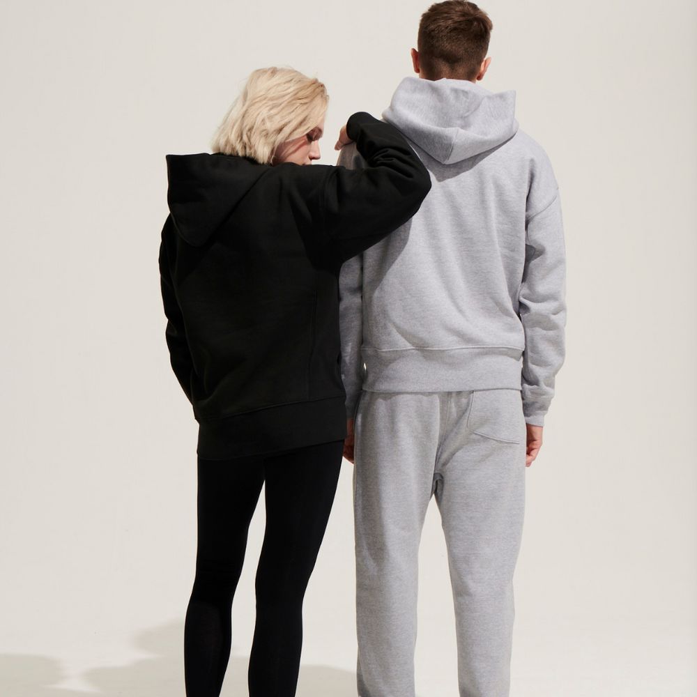 Худи оверсайз унисекс Origin, черное — изображение 7