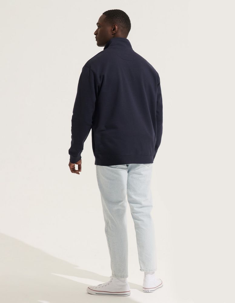 Толстовка унисекс Conrad, темно-синяя — изображение 5