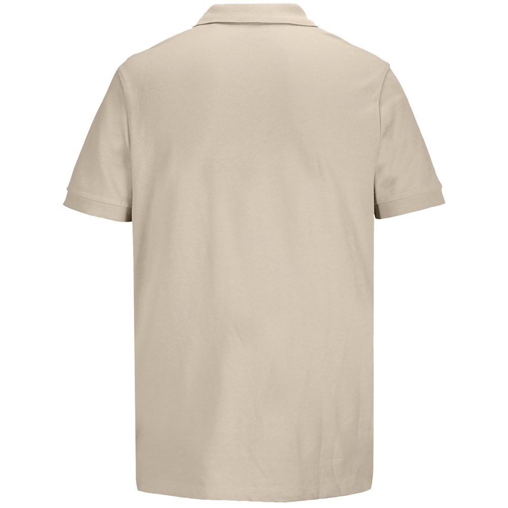 Рубашка поло унисекс Pacific, бежевая (льняная) — изображение 2