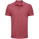 Рубашка поло унисекс Pacific, розовая (лососевая)