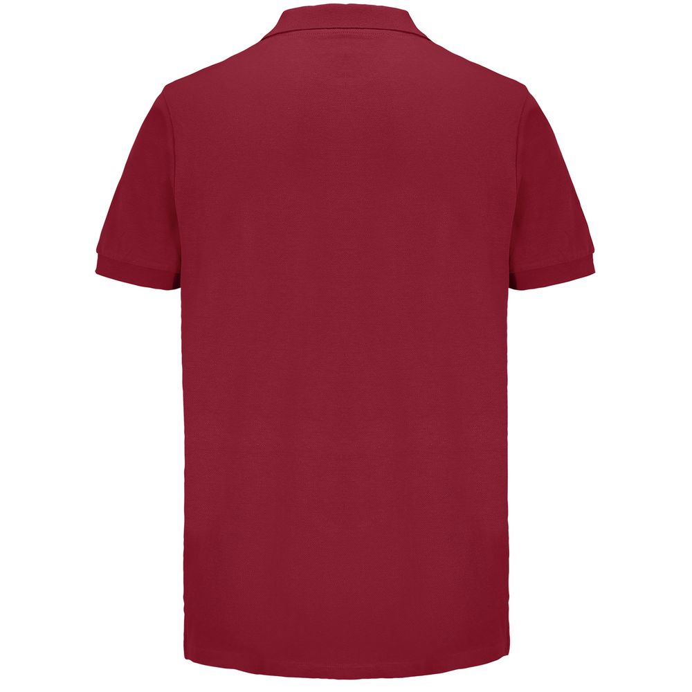 Рубашка поло унисекс Pacific, красная (бургунди) — изображение 2