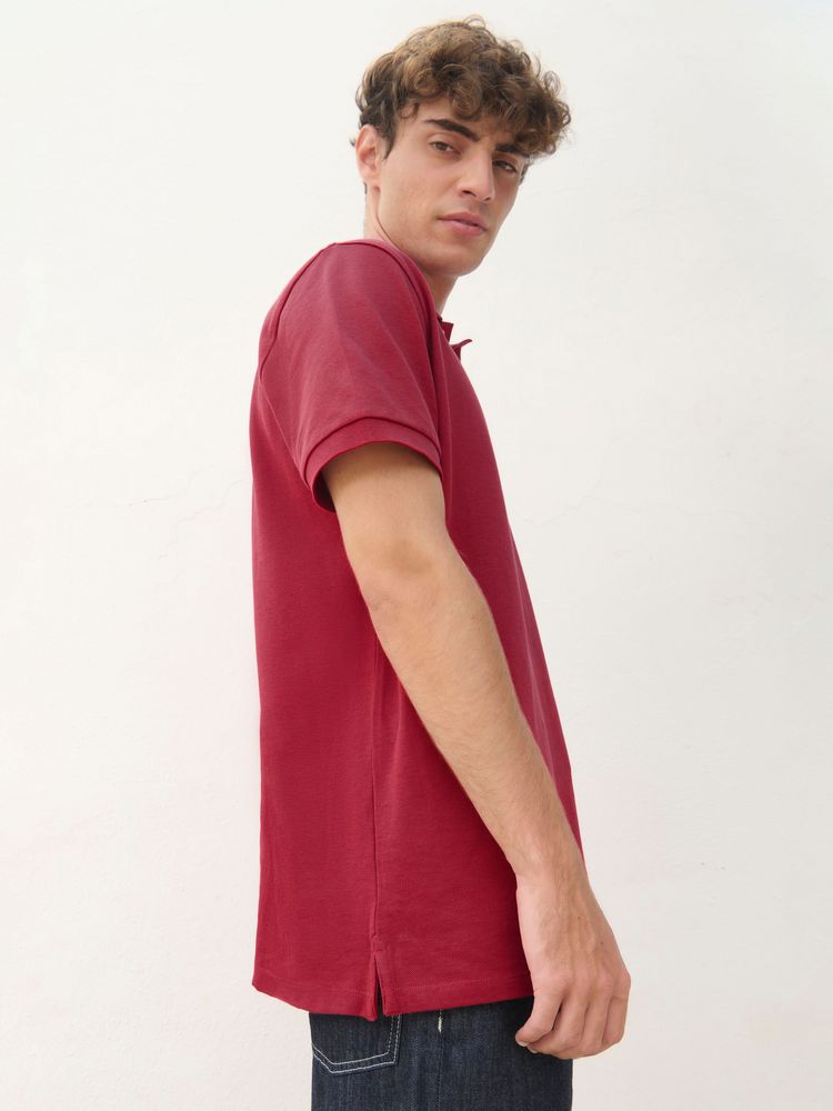 Рубашка поло унисекс Pacific, розовая (лососевая) — изображение 5