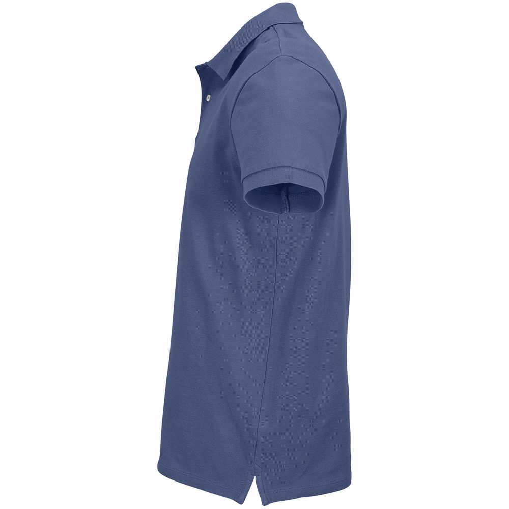 Рубашка поло унисекс Pacific, синяя (джинс) — изображение 3