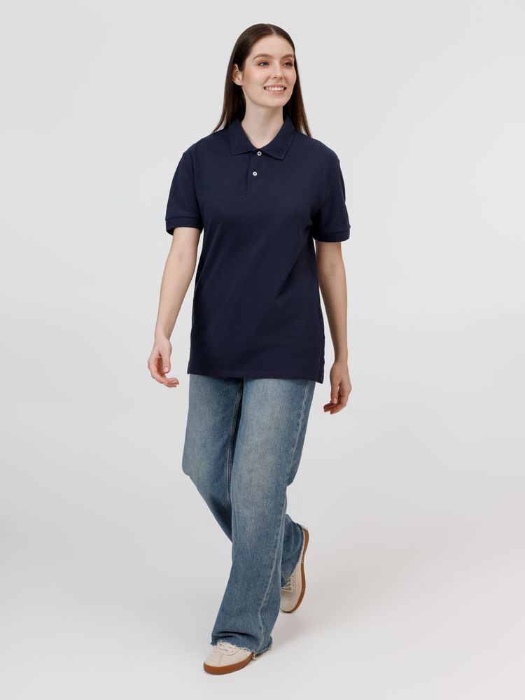 Рубашка поло унисекс Pacific, кобальт (темно-синяя) — изображение 11