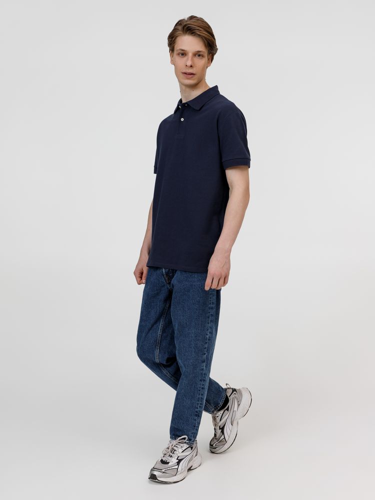 Рубашка поло унисекс Pacific, кобальт (темно-синяя) — изображение 7