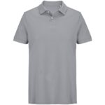 Рубашка поло унисекс Pacific, серая
