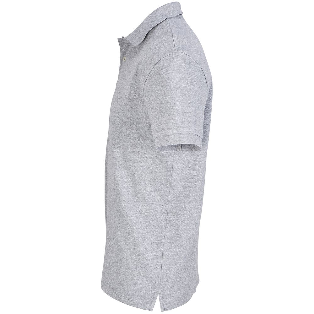 Рубашка поло унисекс Pacific, серый меланж — изображение 3