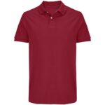 Рубашка поло женская Pacific Women, красная (бургунди)