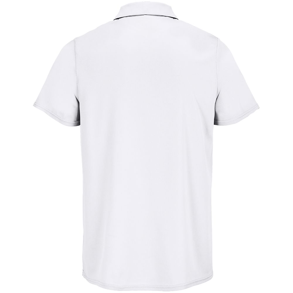 Рубашка поло унисекс Pitcher, белая — изображение 2