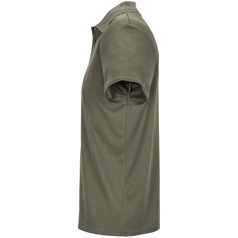 Рубашка поло унисекс Pitcher, темный хаки — изображение 3